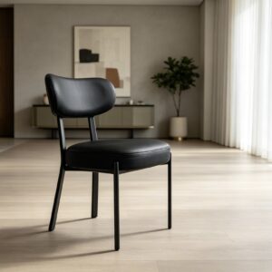 black dining chair – item #t 9