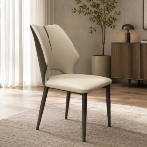 light grey dining chair – item #y26