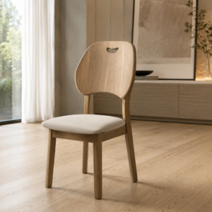 wood back dining chair – item #692