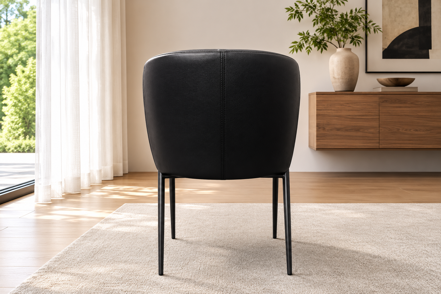 modern performance leather dining chair – item #y251 modern performance leather dining chair – item #y251