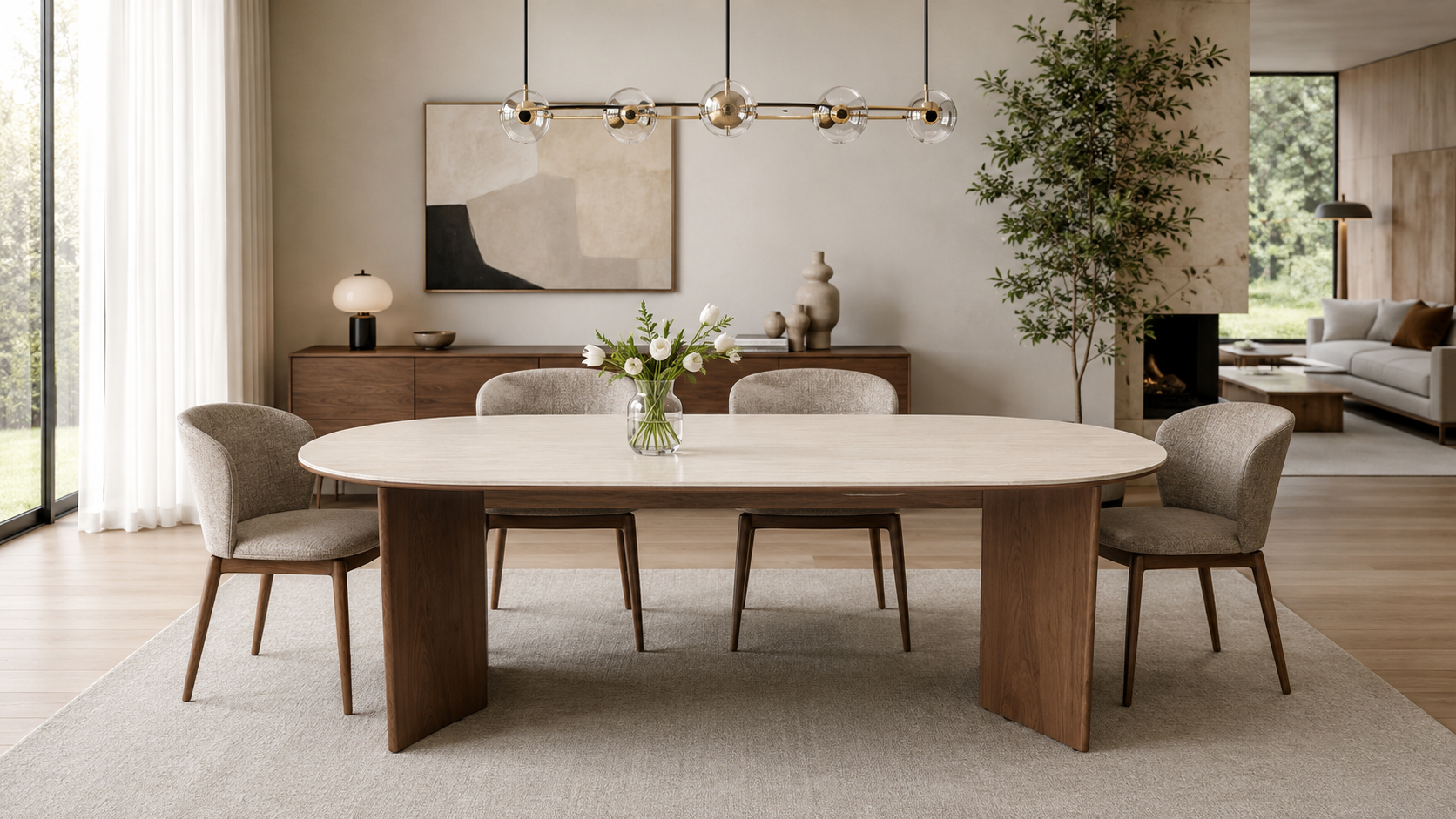 walnut dining table – item #1216 180 walnut dining table – item #1216 180