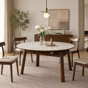 walnut dining table – item #t 162