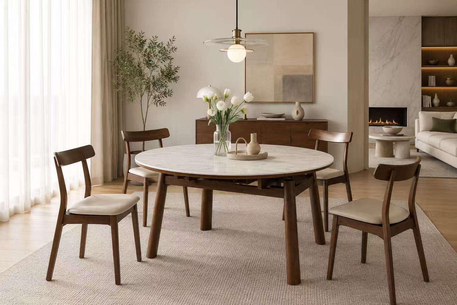 walnut dining table – item #t 162 walnut dining table – item #t 162