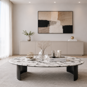 modern marble coffee table – item #a8
