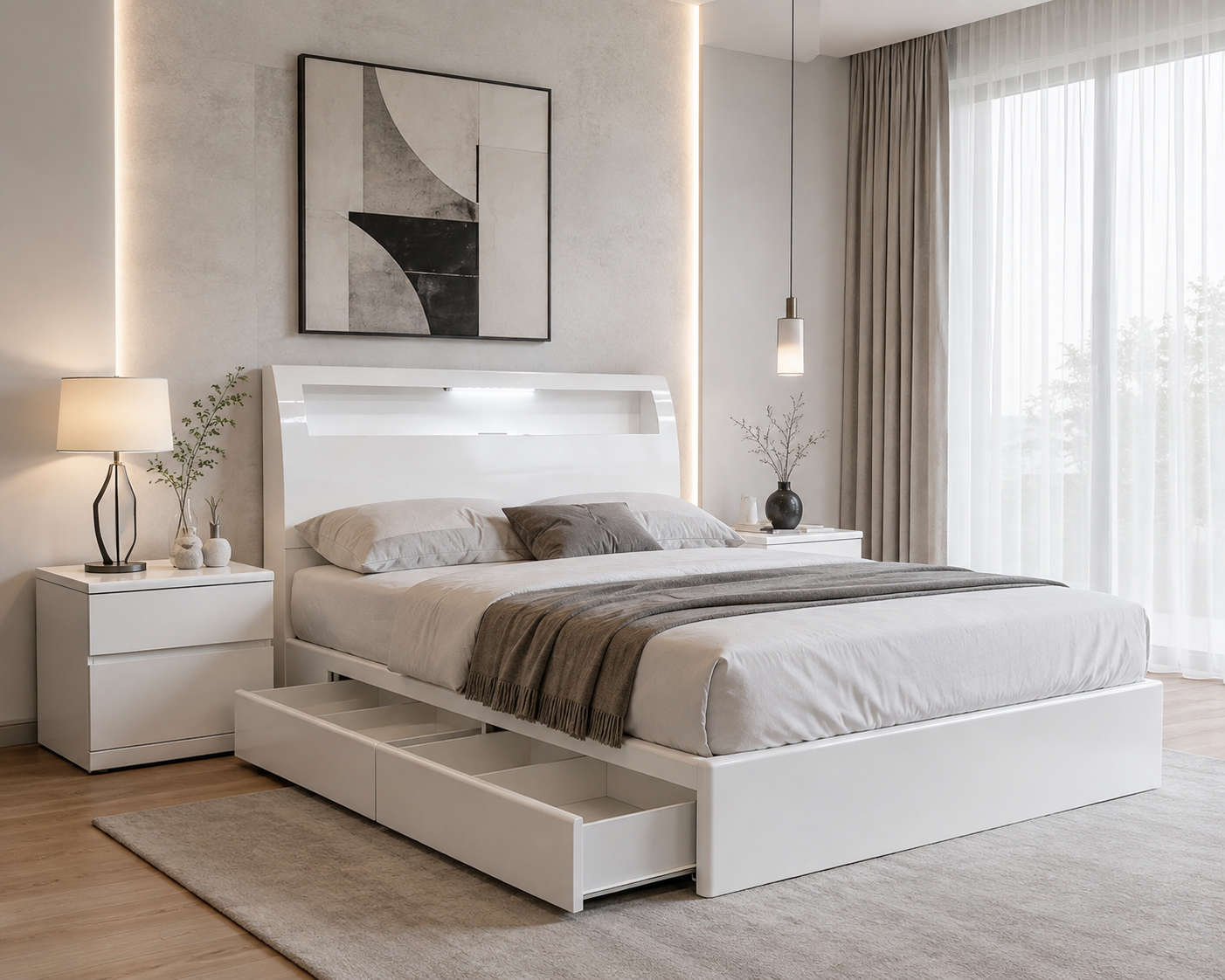 double alison storage bed white double alison storage bed white