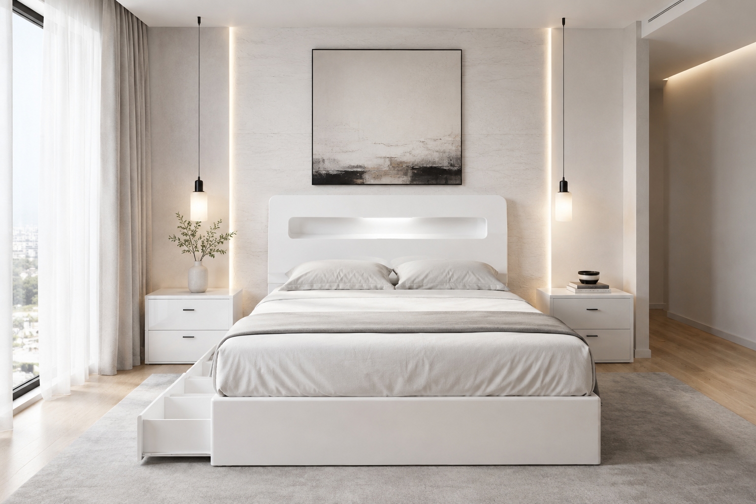 double alice storage bed white double alice storage bed white