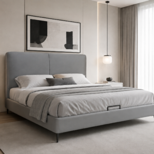 king tech fabric bed – item #2808