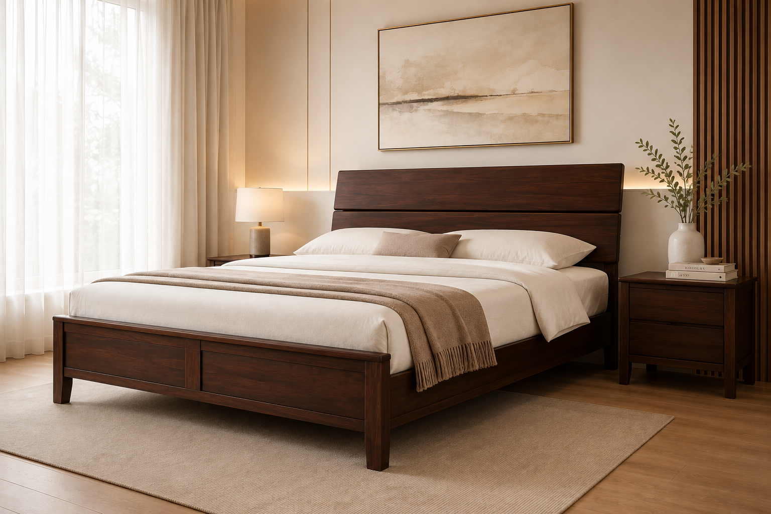 king solid ash wood bed item #582 king solid ash wood bed item #582