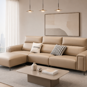 premium eco genuine leather sofa – item #1502