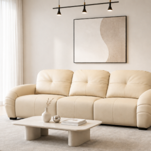 premium eco genuine leather sofa – item #1502