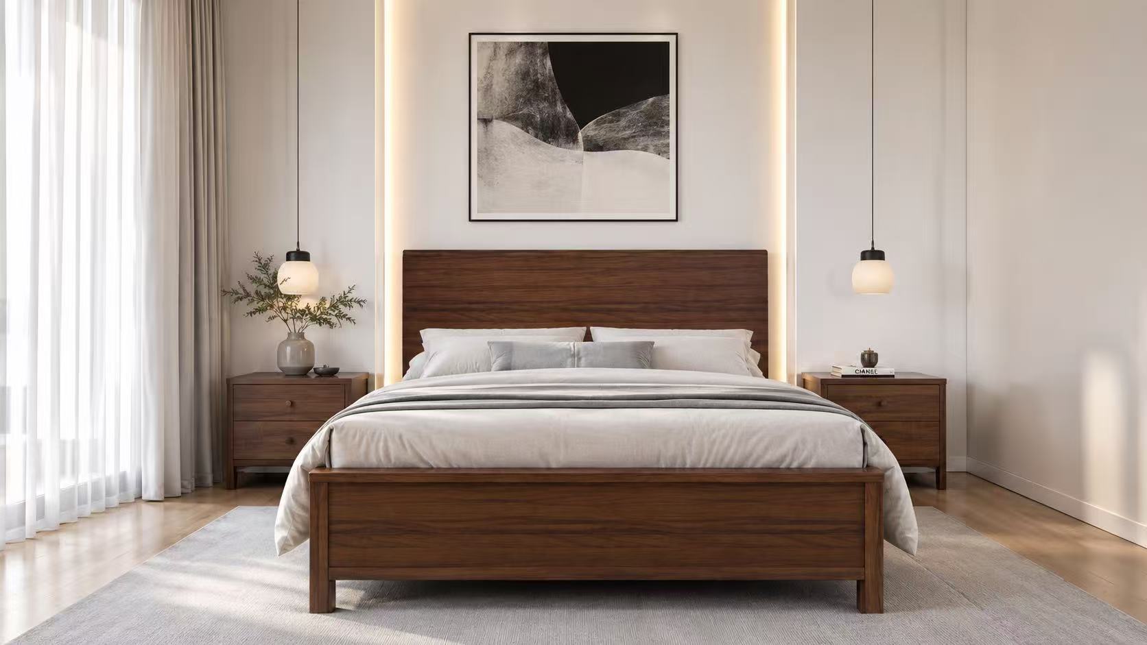 queen solid ash wood bed item #588 queen solid ash wood bed item #588